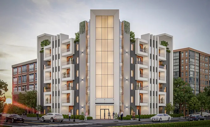 I will do exterior design 3d architectural rendering of house commercial and warehouse